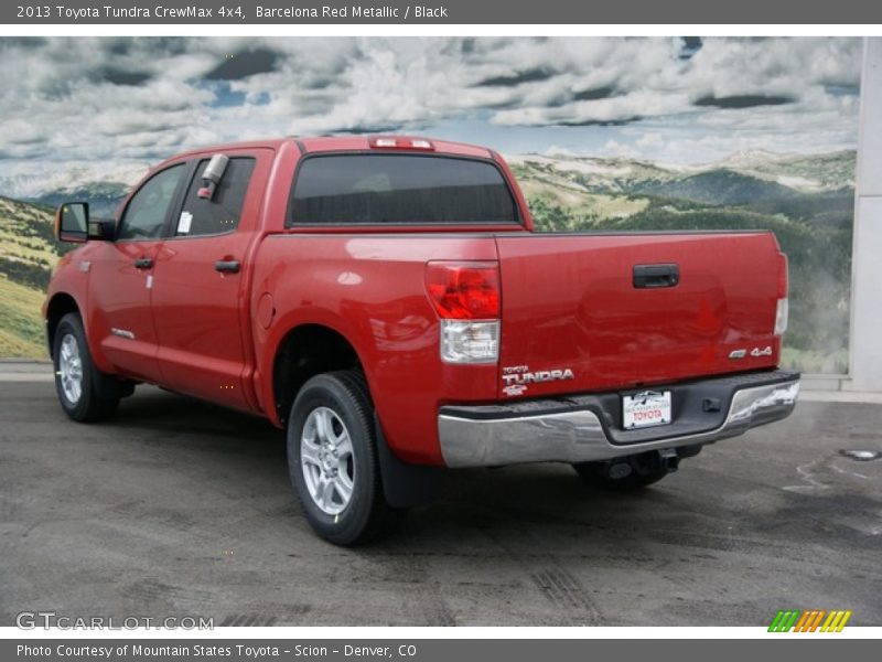 Barcelona Red Metallic / Black 2013 Toyota Tundra CrewMax 4x4