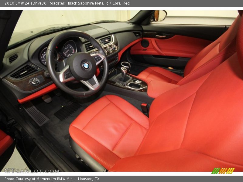 Coral Red Interior - 2010 Z4 sDrive30i Roadster 
