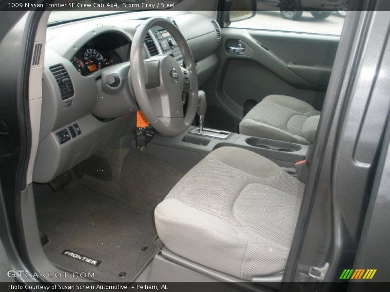 Storm Gray / Steel 2009 Nissan Frontier SE Crew Cab 4x4