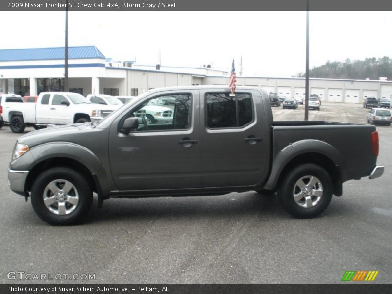 Storm Gray / Steel 2009 Nissan Frontier SE Crew Cab 4x4