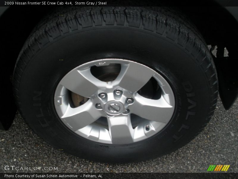Storm Gray / Steel 2009 Nissan Frontier SE Crew Cab 4x4