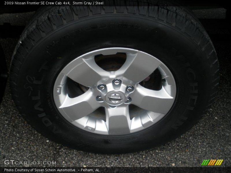 Storm Gray / Steel 2009 Nissan Frontier SE Crew Cab 4x4