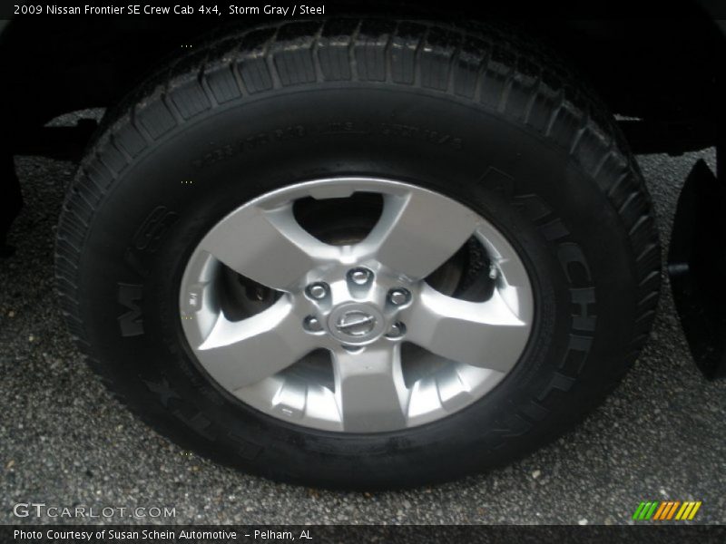 Storm Gray / Steel 2009 Nissan Frontier SE Crew Cab 4x4