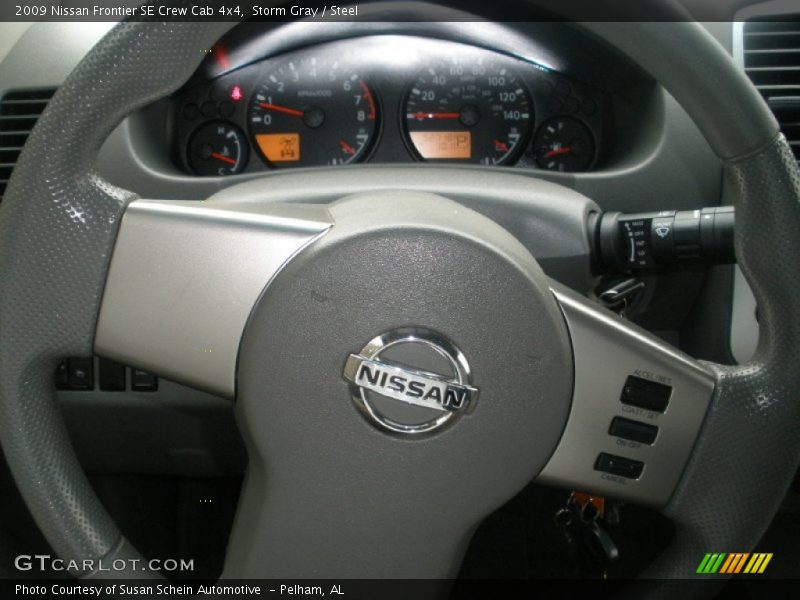 Storm Gray / Steel 2009 Nissan Frontier SE Crew Cab 4x4