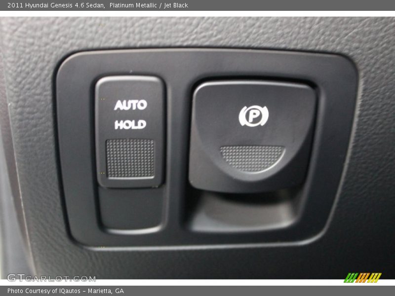Platinum Metallic / Jet Black 2011 Hyundai Genesis 4.6 Sedan
