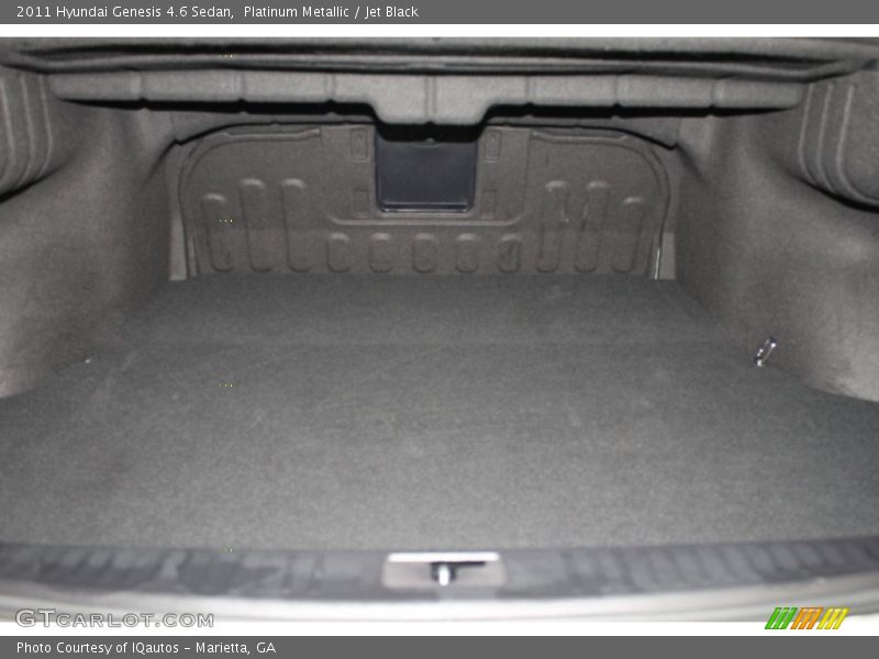 Platinum Metallic / Jet Black 2011 Hyundai Genesis 4.6 Sedan