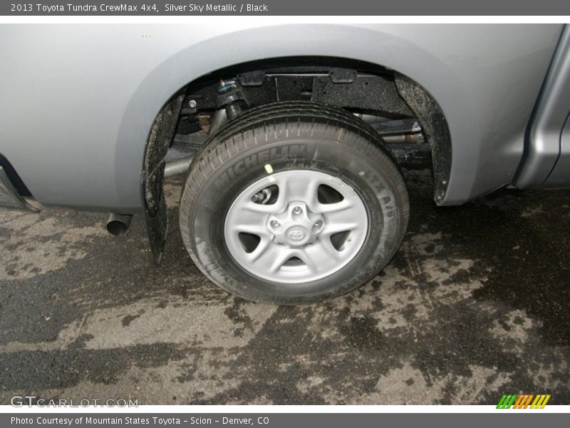 Silver Sky Metallic / Black 2013 Toyota Tundra CrewMax 4x4