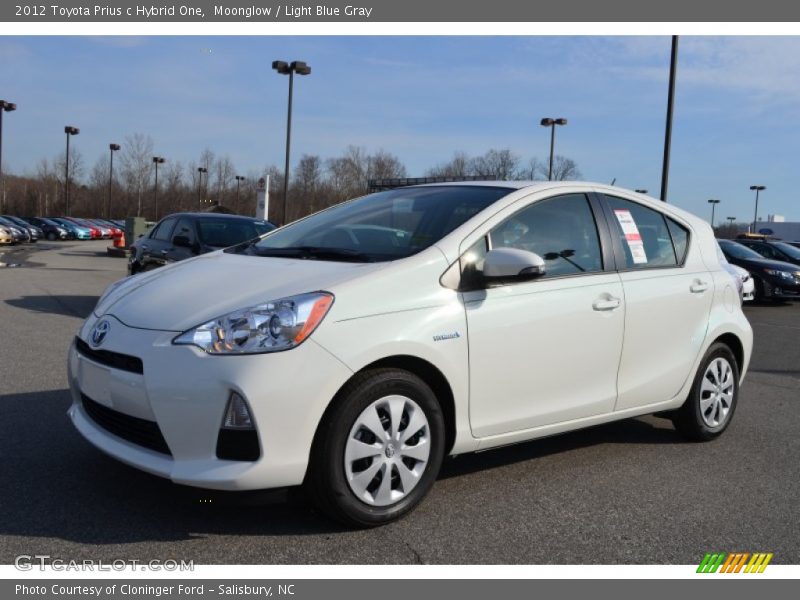 Moonglow / Light Blue Gray 2012 Toyota Prius c Hybrid One