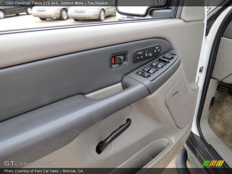 Summit White / Tan/Neutral 2003 Chevrolet Tahoe Z71 4x4