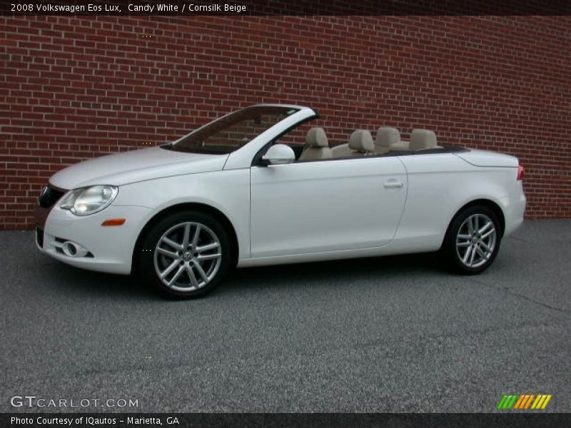 Candy White / Cornsilk Beige 2008 Volkswagen Eos Lux