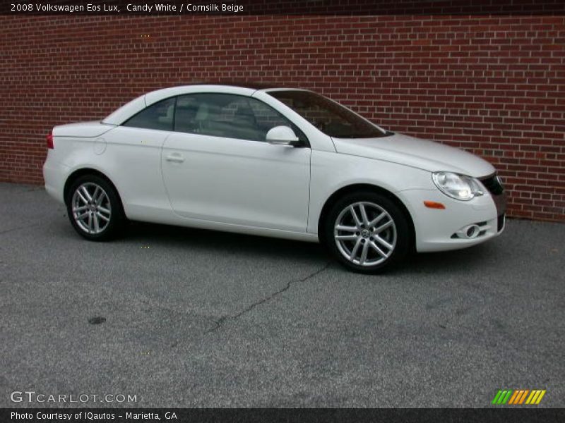 Candy White / Cornsilk Beige 2008 Volkswagen Eos Lux