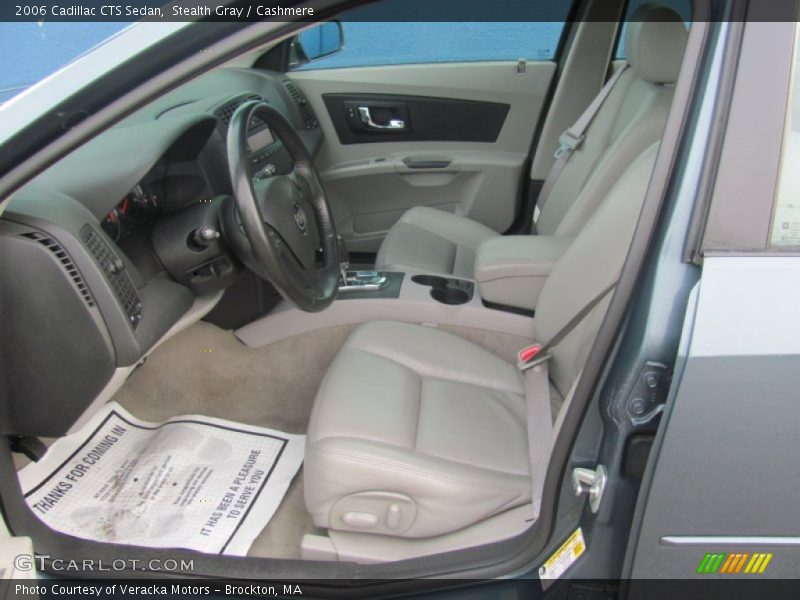 Stealth Gray / Cashmere 2006 Cadillac CTS Sedan