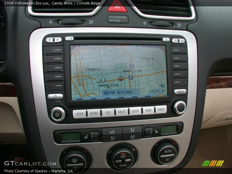 Candy White / Cornsilk Beige 2008 Volkswagen Eos Lux