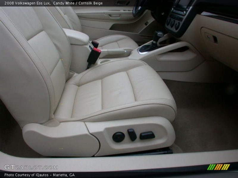 Candy White / Cornsilk Beige 2008 Volkswagen Eos Lux