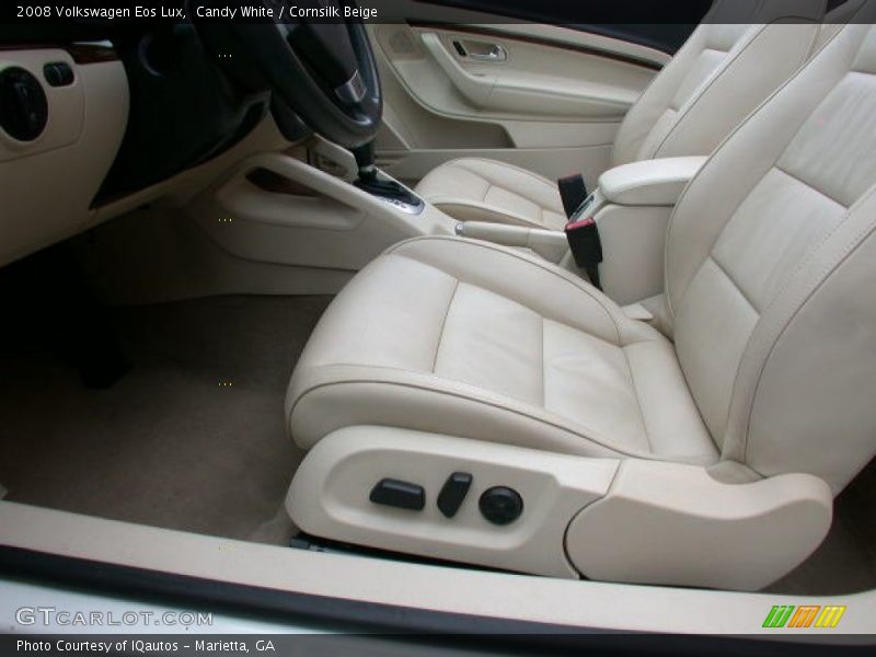 Candy White / Cornsilk Beige 2008 Volkswagen Eos Lux