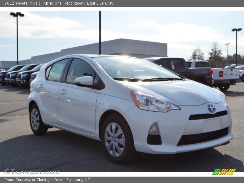 Moonglow / Light Blue Gray 2012 Toyota Prius c Hybrid One