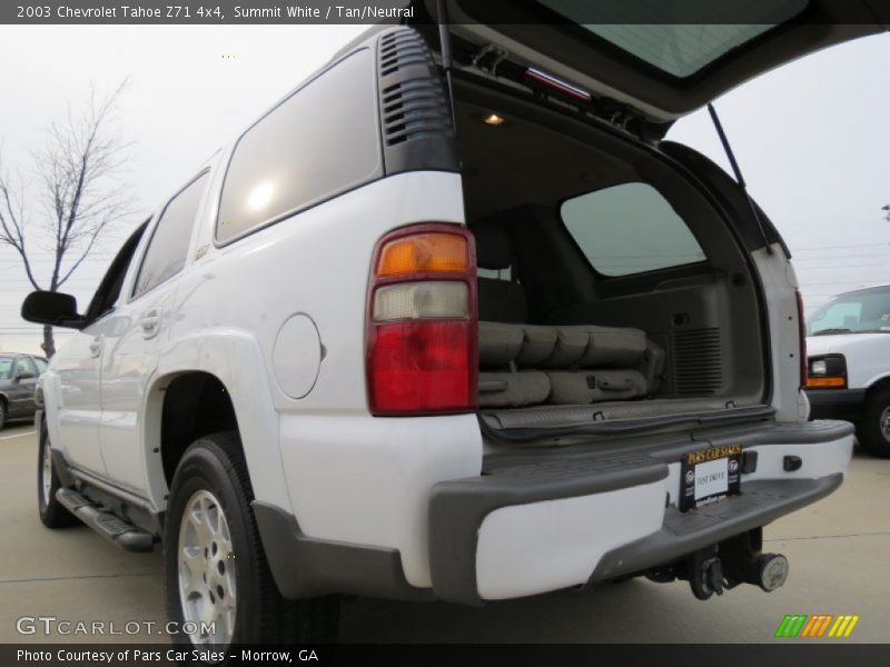 Summit White / Tan/Neutral 2003 Chevrolet Tahoe Z71 4x4