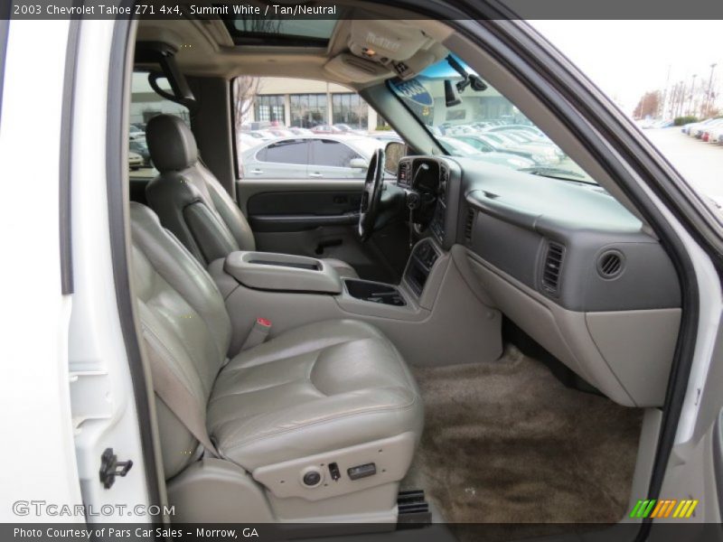 Summit White / Tan/Neutral 2003 Chevrolet Tahoe Z71 4x4