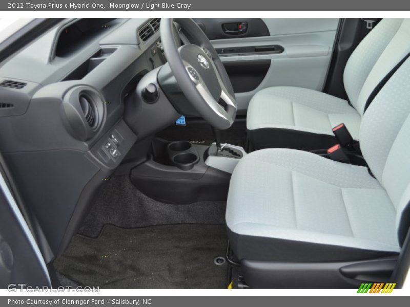 Moonglow / Light Blue Gray 2012 Toyota Prius c Hybrid One