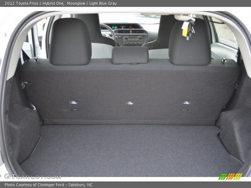 Moonglow / Light Blue Gray 2012 Toyota Prius c Hybrid One