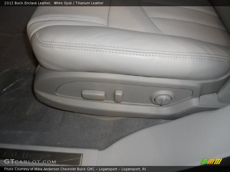 White Opal / Titanium Leather 2013 Buick Enclave Leather