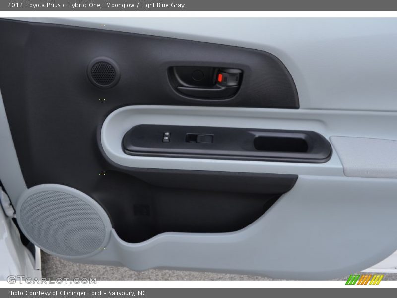 Moonglow / Light Blue Gray 2012 Toyota Prius c Hybrid One