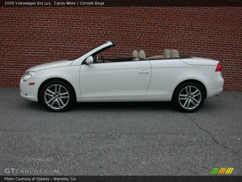 Candy White / Cornsilk Beige 2008 Volkswagen Eos Lux