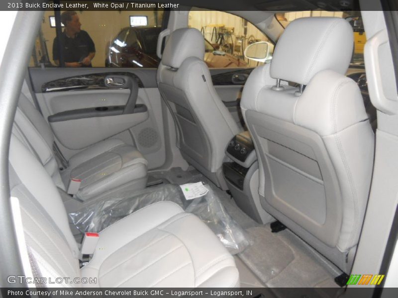 White Opal / Titanium Leather 2013 Buick Enclave Leather