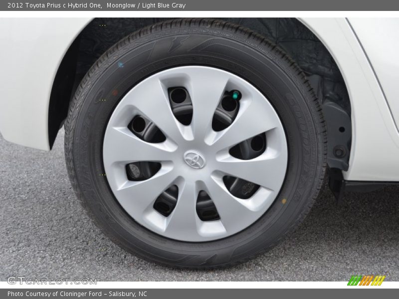 Moonglow / Light Blue Gray 2012 Toyota Prius c Hybrid One
