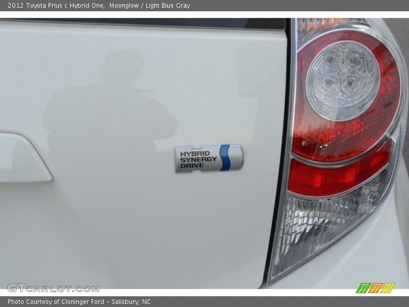 Moonglow / Light Blue Gray 2012 Toyota Prius c Hybrid One