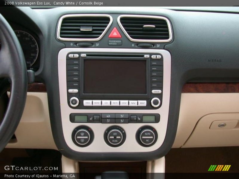 Candy White / Cornsilk Beige 2008 Volkswagen Eos Lux