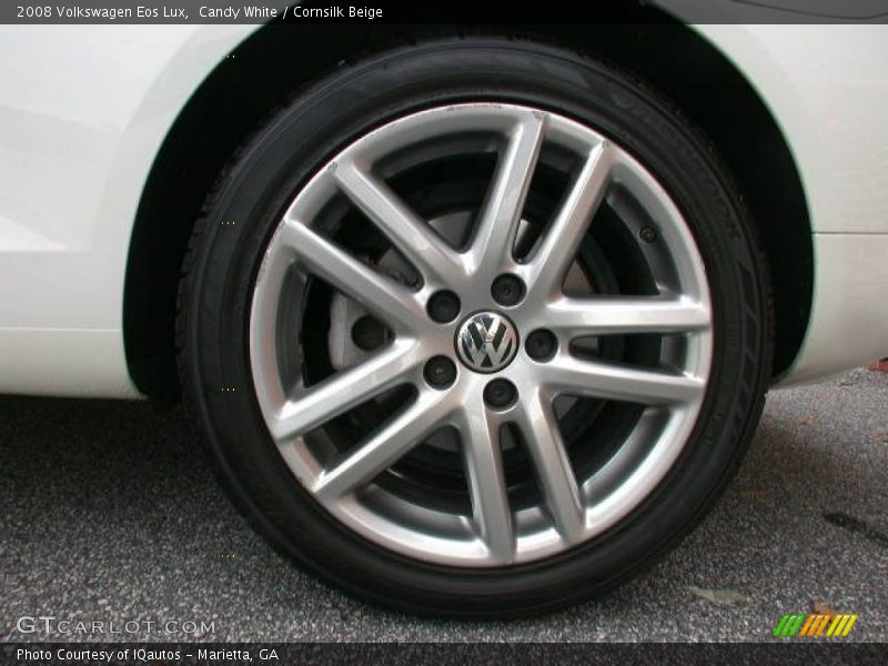 Candy White / Cornsilk Beige 2008 Volkswagen Eos Lux