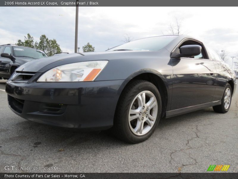 Graphite Pearl / Black 2006 Honda Accord LX Coupe
