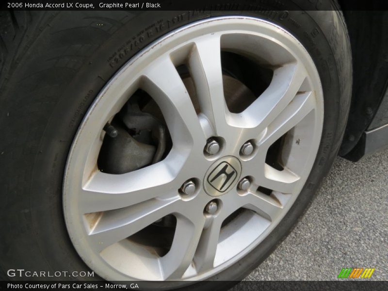 Graphite Pearl / Black 2006 Honda Accord LX Coupe