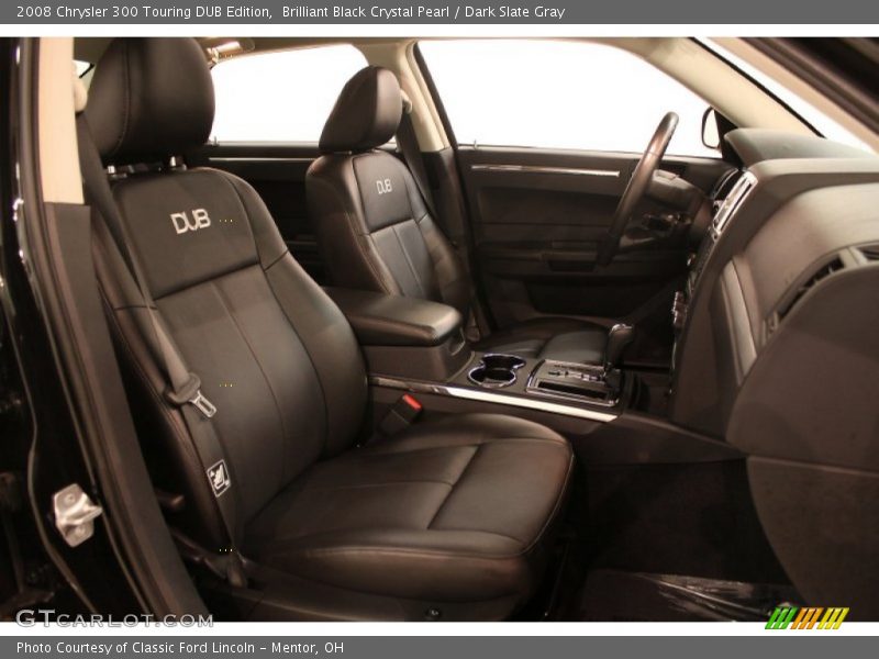 Brilliant Black Crystal Pearl / Dark Slate Gray 2008 Chrysler 300 Touring DUB Edition