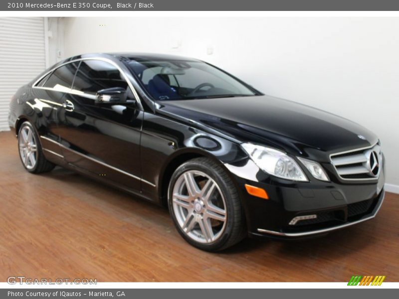 Black / Black 2010 Mercedes-Benz E 350 Coupe