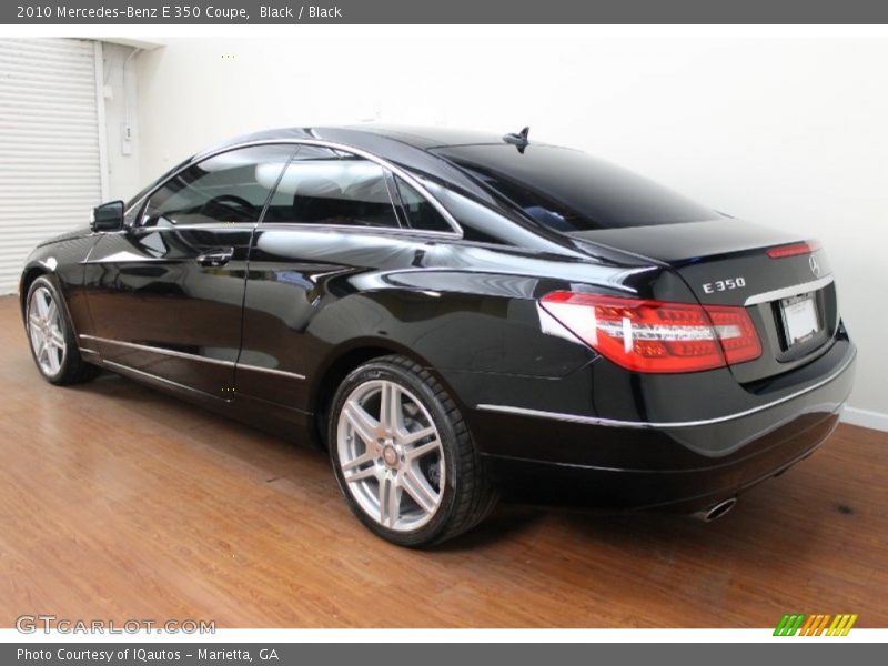 Black / Black 2010 Mercedes-Benz E 350 Coupe