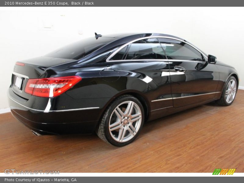 Black / Black 2010 Mercedes-Benz E 350 Coupe
