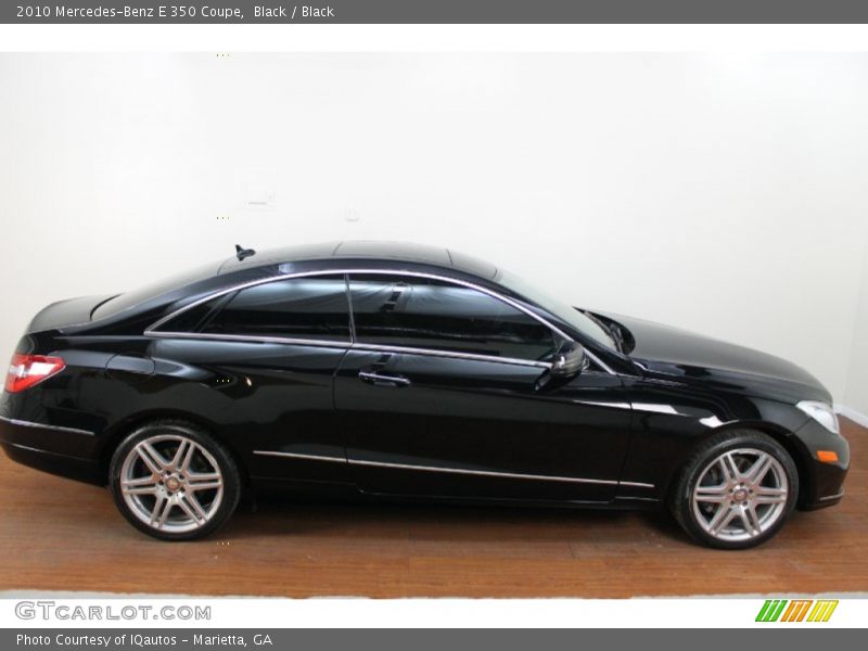 Black / Black 2010 Mercedes-Benz E 350 Coupe