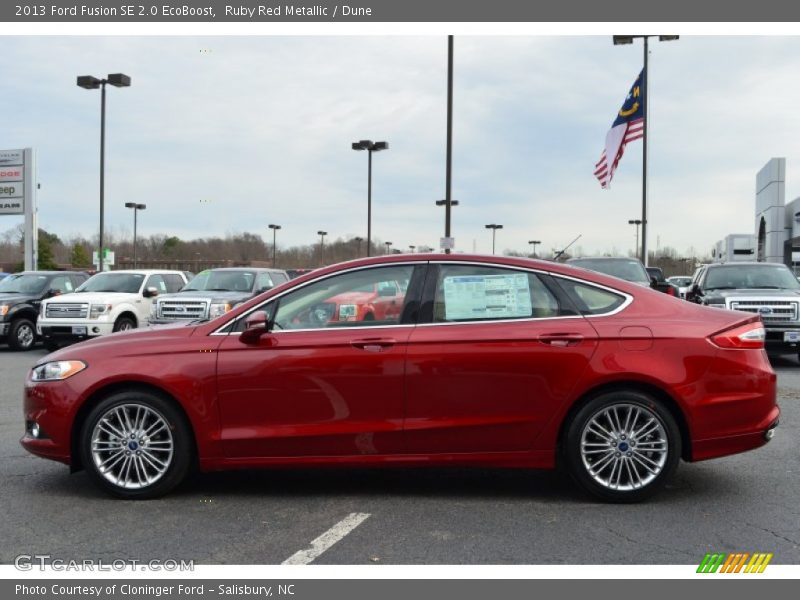  2013 Fusion SE 2.0 EcoBoost Ruby Red Metallic