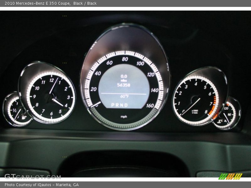 Black / Black 2010 Mercedes-Benz E 350 Coupe