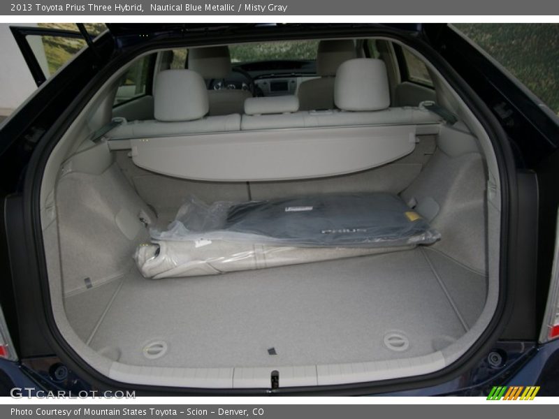 Nautical Blue Metallic / Misty Gray 2013 Toyota Prius Three Hybrid