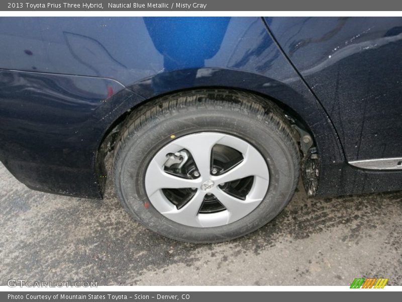 Nautical Blue Metallic / Misty Gray 2013 Toyota Prius Three Hybrid