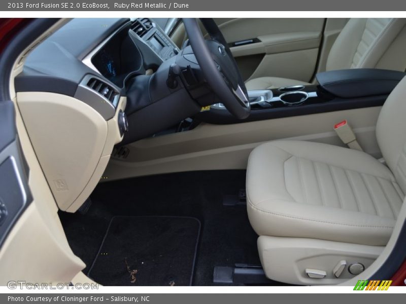 Ruby Red Metallic / Dune 2013 Ford Fusion SE 2.0 EcoBoost