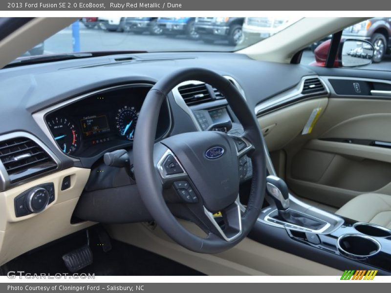 Dashboard of 2013 Fusion SE 2.0 EcoBoost