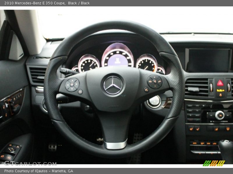 Black / Black 2010 Mercedes-Benz E 350 Coupe