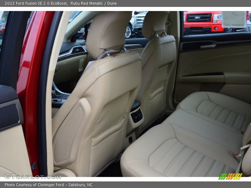 Ruby Red Metallic / Dune 2013 Ford Fusion SE 2.0 EcoBoost