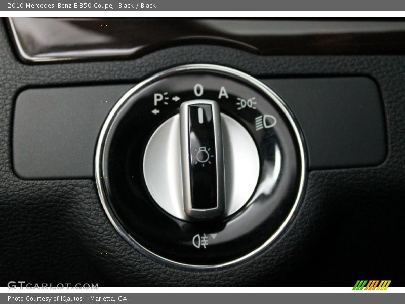 Black / Black 2010 Mercedes-Benz E 350 Coupe