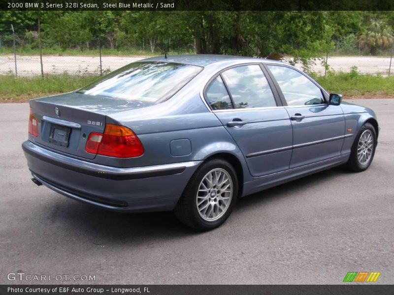 Steel Blue Metallic / Sand 2000 BMW 3 Series 328i Sedan