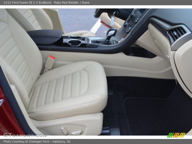 Ruby Red Metallic / Dune 2013 Ford Fusion SE 2.0 EcoBoost